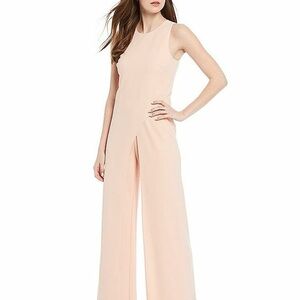adrianna papell blush jumpsuit
